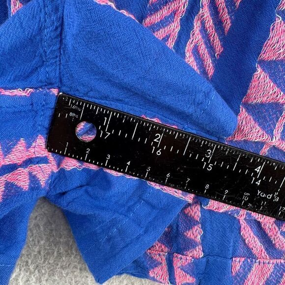 Devotion Twins Fourní Embroidered Cotton Shorts Pink Blue XS NWT - Picture 7 of 13